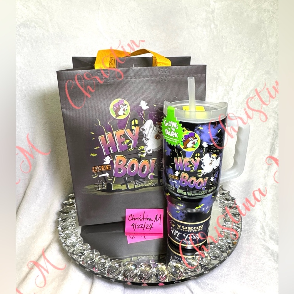 Bucees Halloween Glow In The Dark 40 Oz Tumbler & Tote #Barbie #Stanley